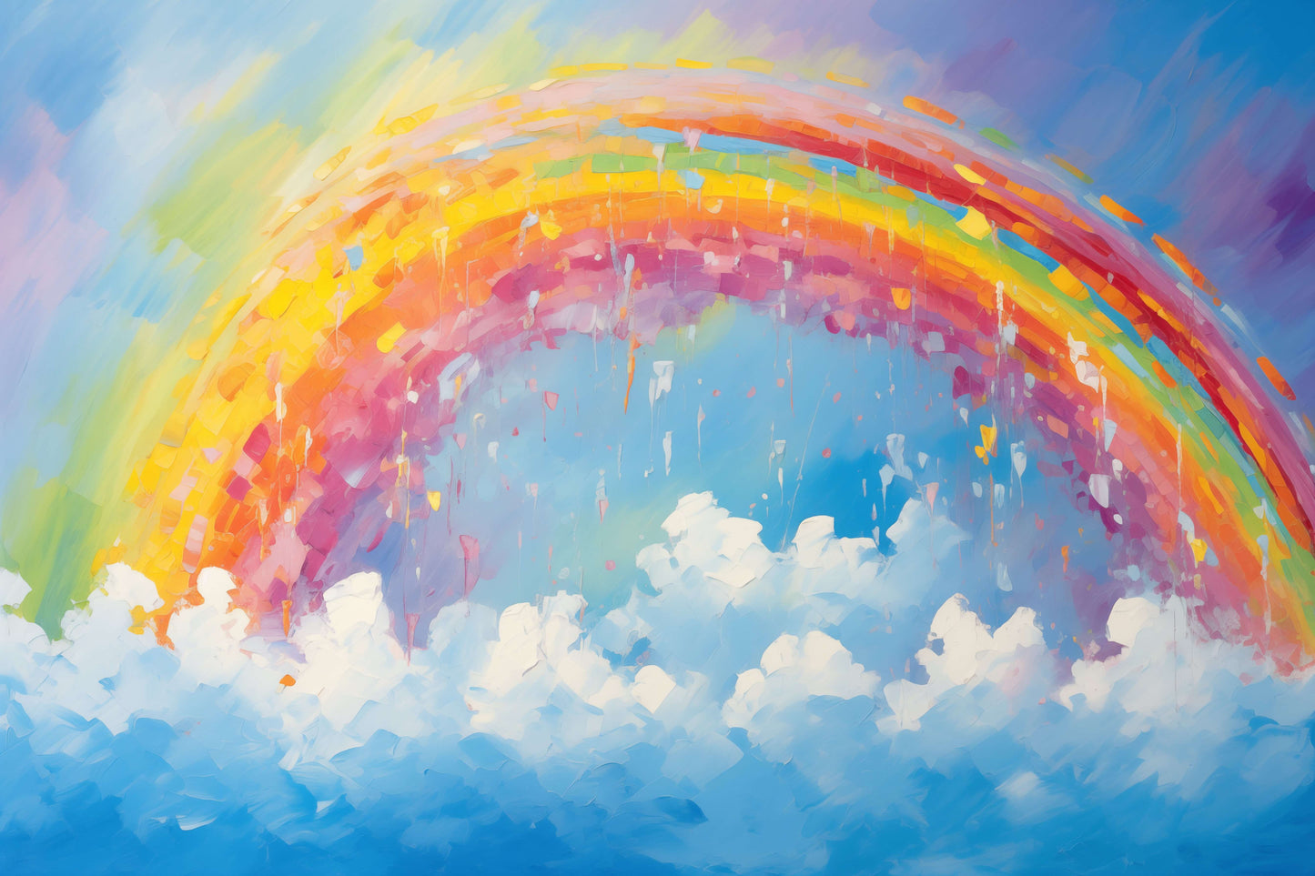 Freudige Regenbogen