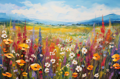 Lebendige Wildblumen