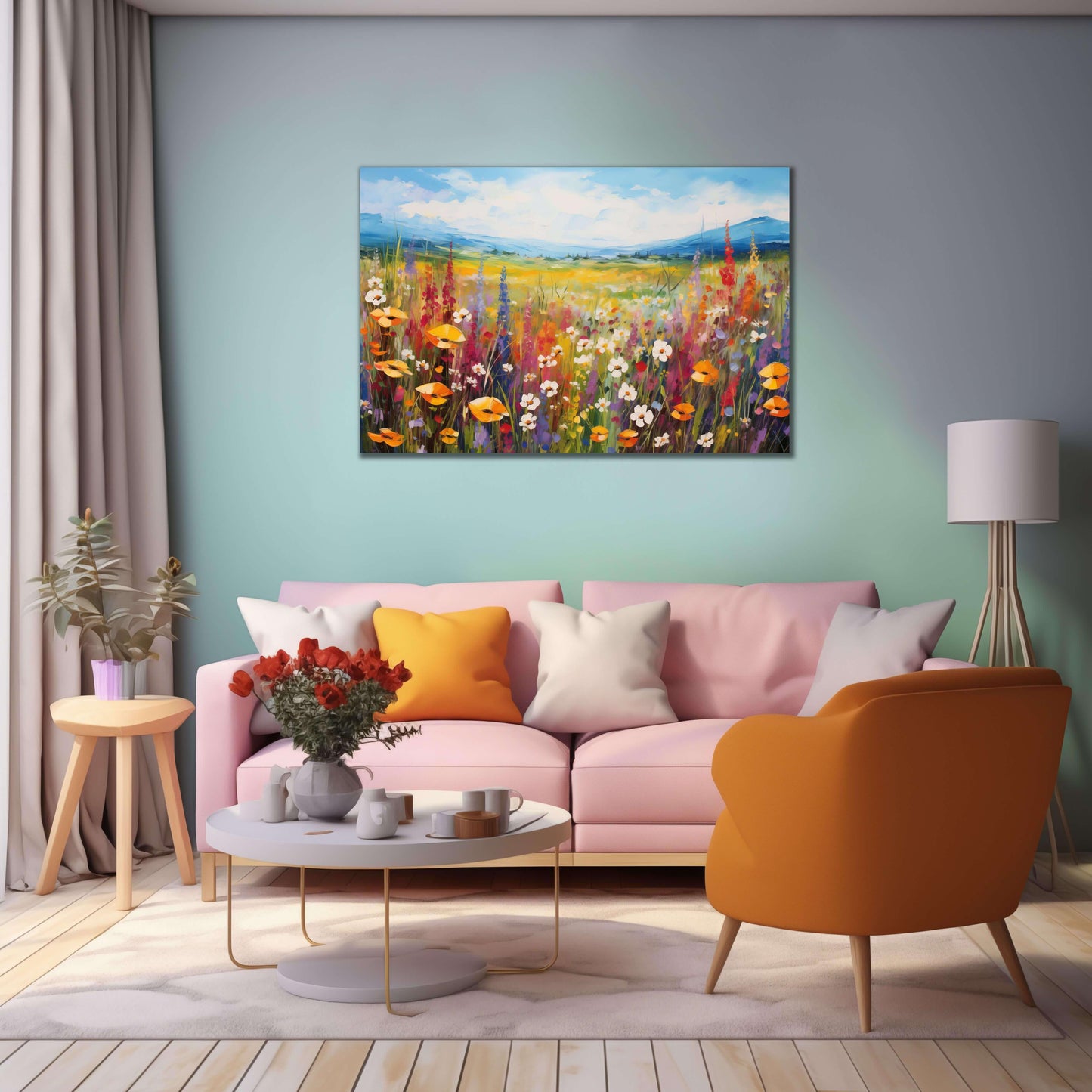Lebendige Wildblumen