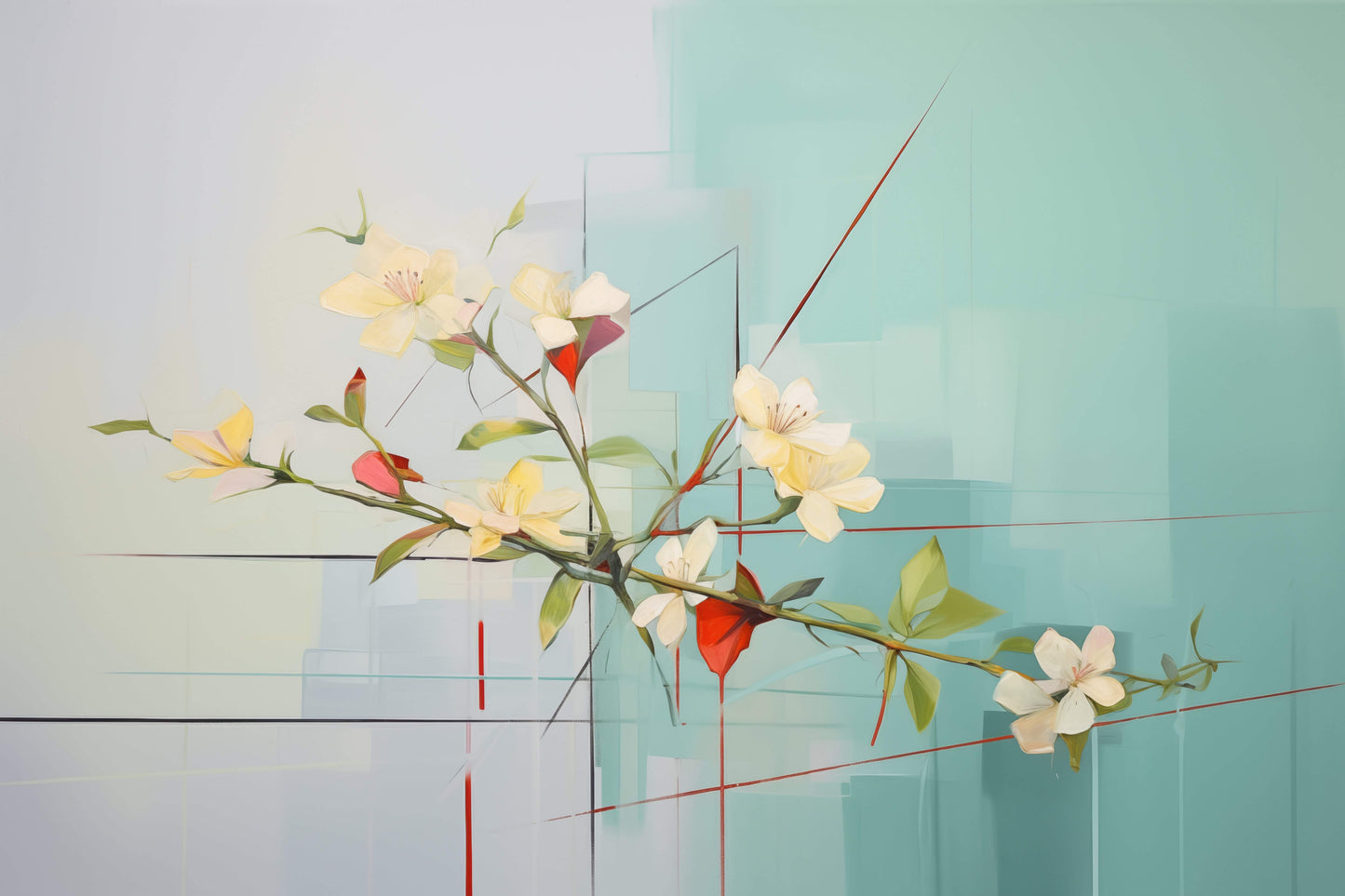 Geometrie in Blüte