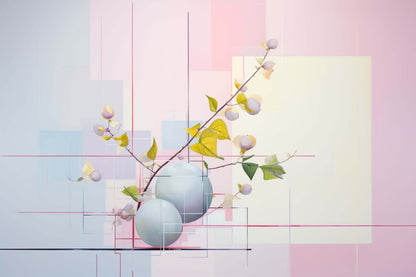 Pasteller botanischer Rhythmus