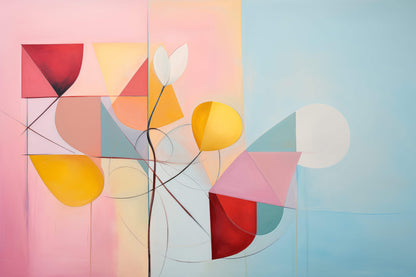 Subtile Geometrie in Blüte