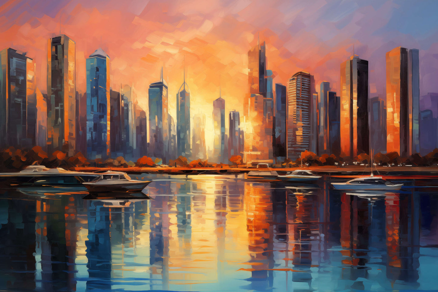 Skyline-Träumerei