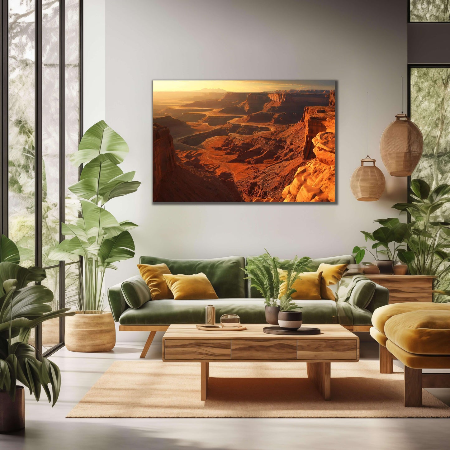 Purpurrote Canyons