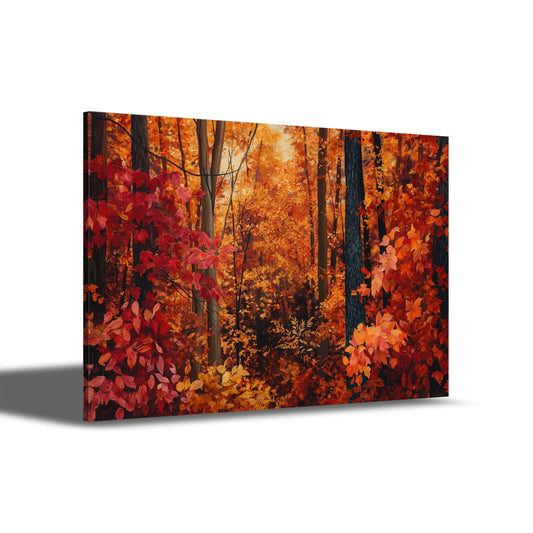 Purpurrote Herbstweberei
