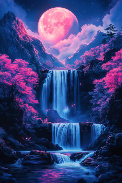 Wasserfall bei Nacht I