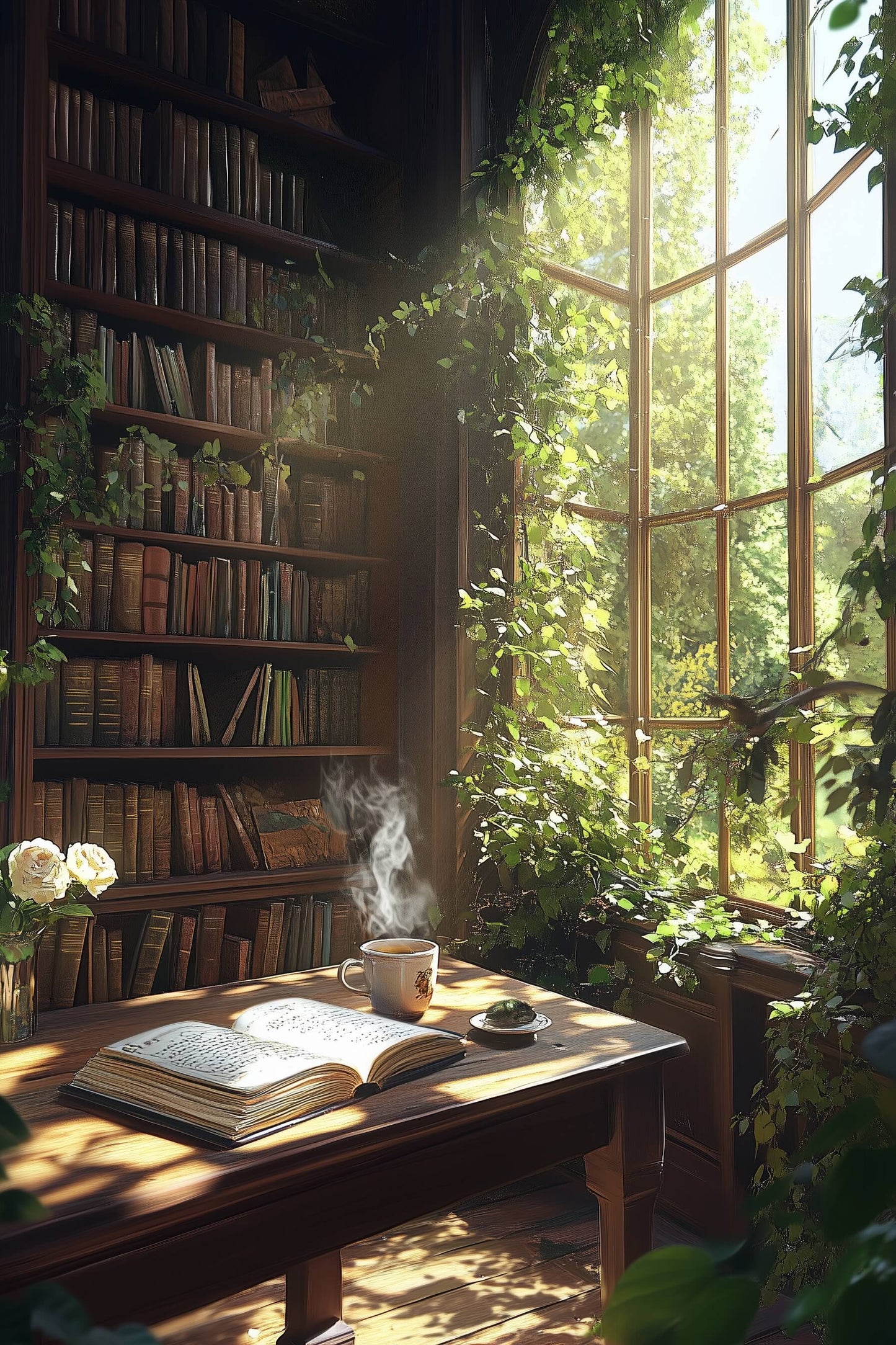 Zwischen Buchseiten und Blüten