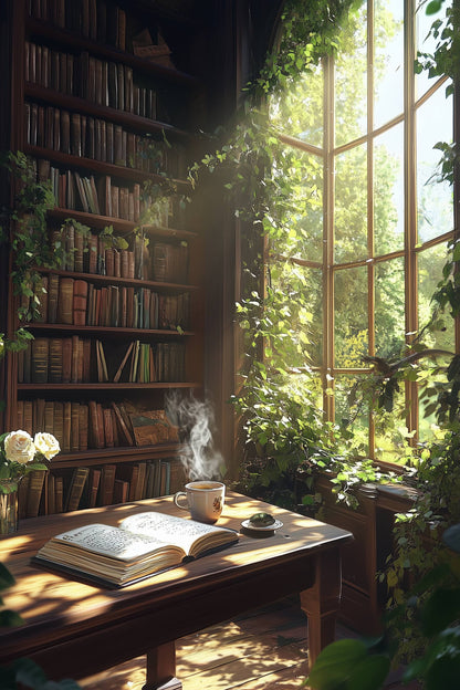 Zwischen Buchseiten und Blüten
