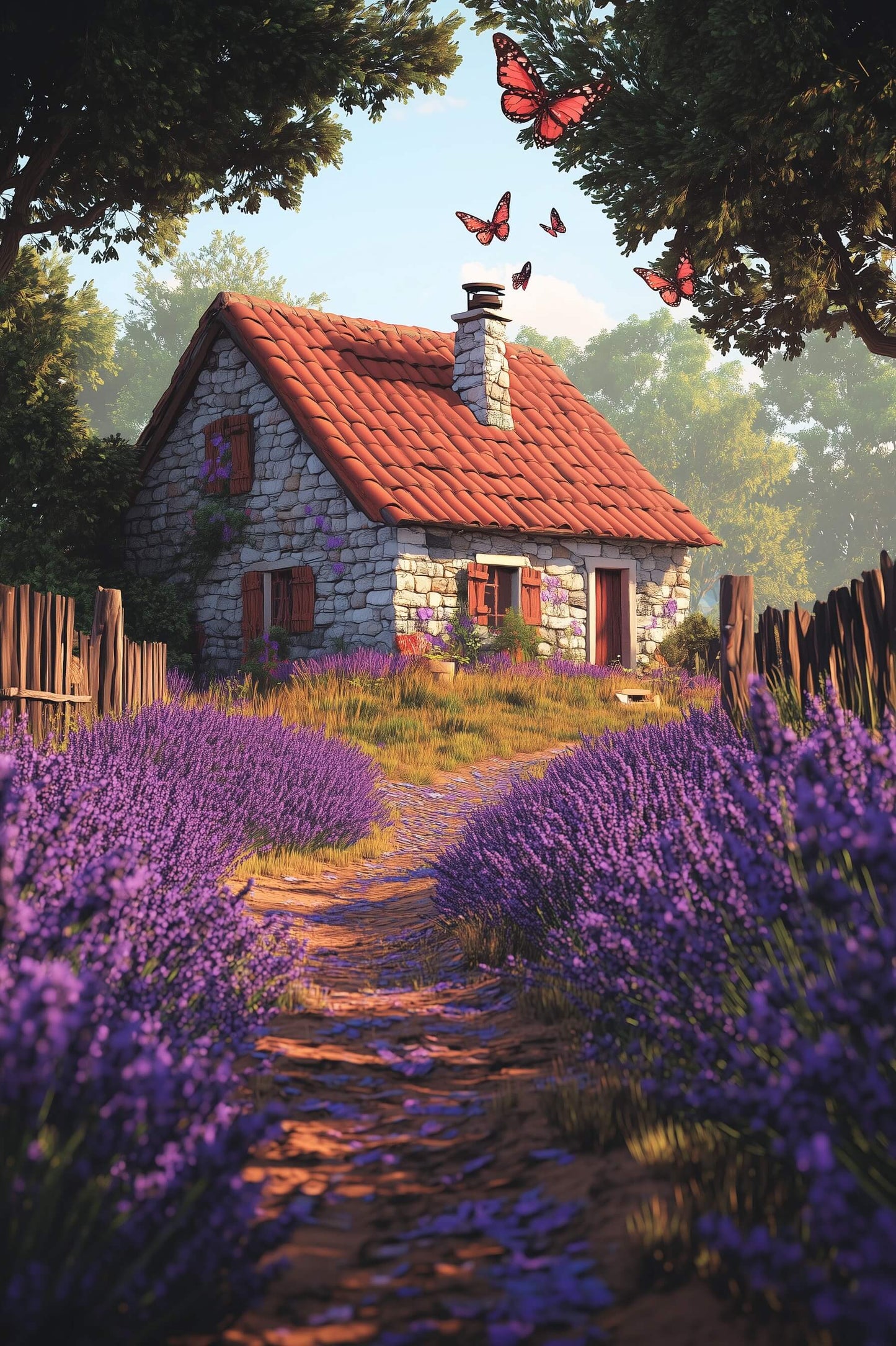 Zwischen Lavendel und Schmetterlingen