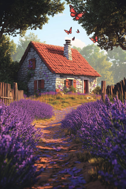 Zwischen Lavendel und Schmetterlingen