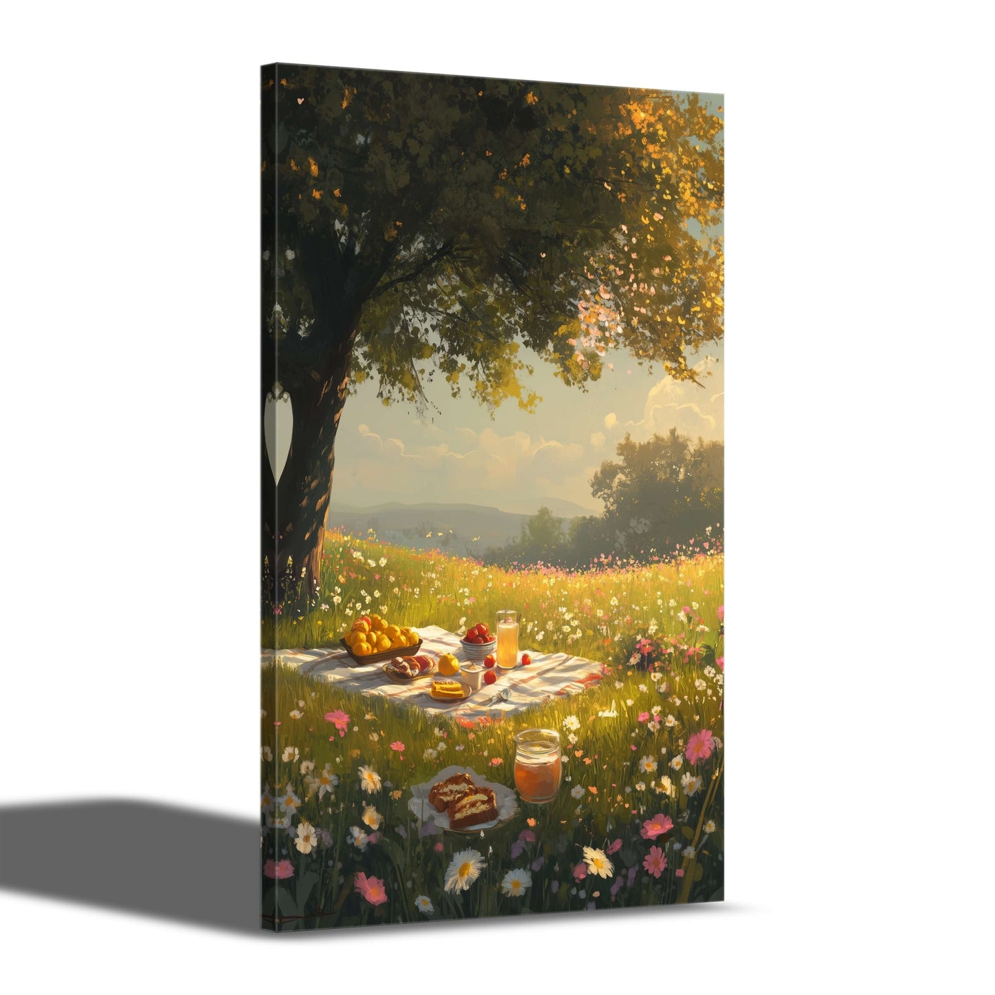 Picknick im Blumenmeer
