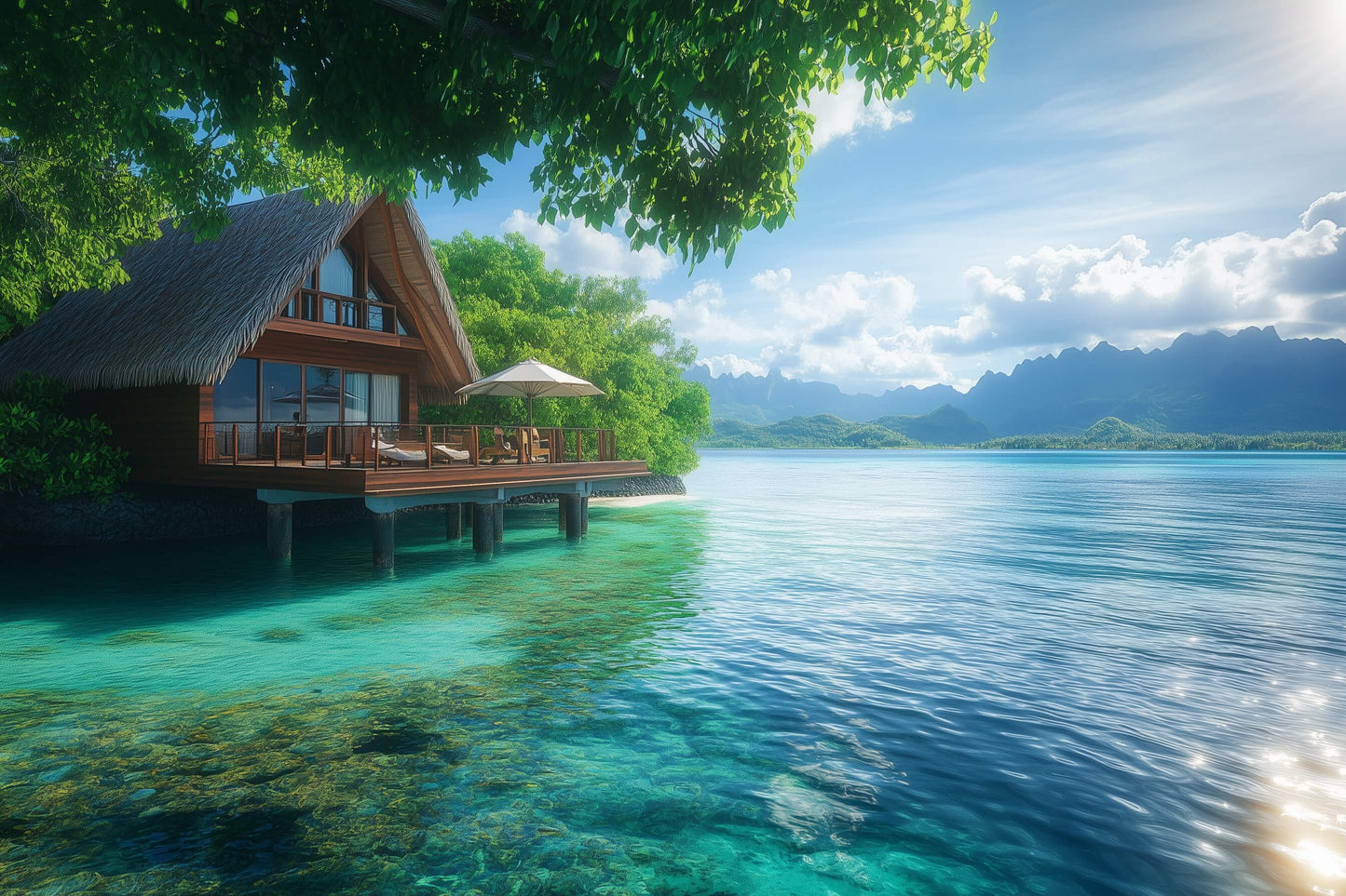 Bungalow im Paradies